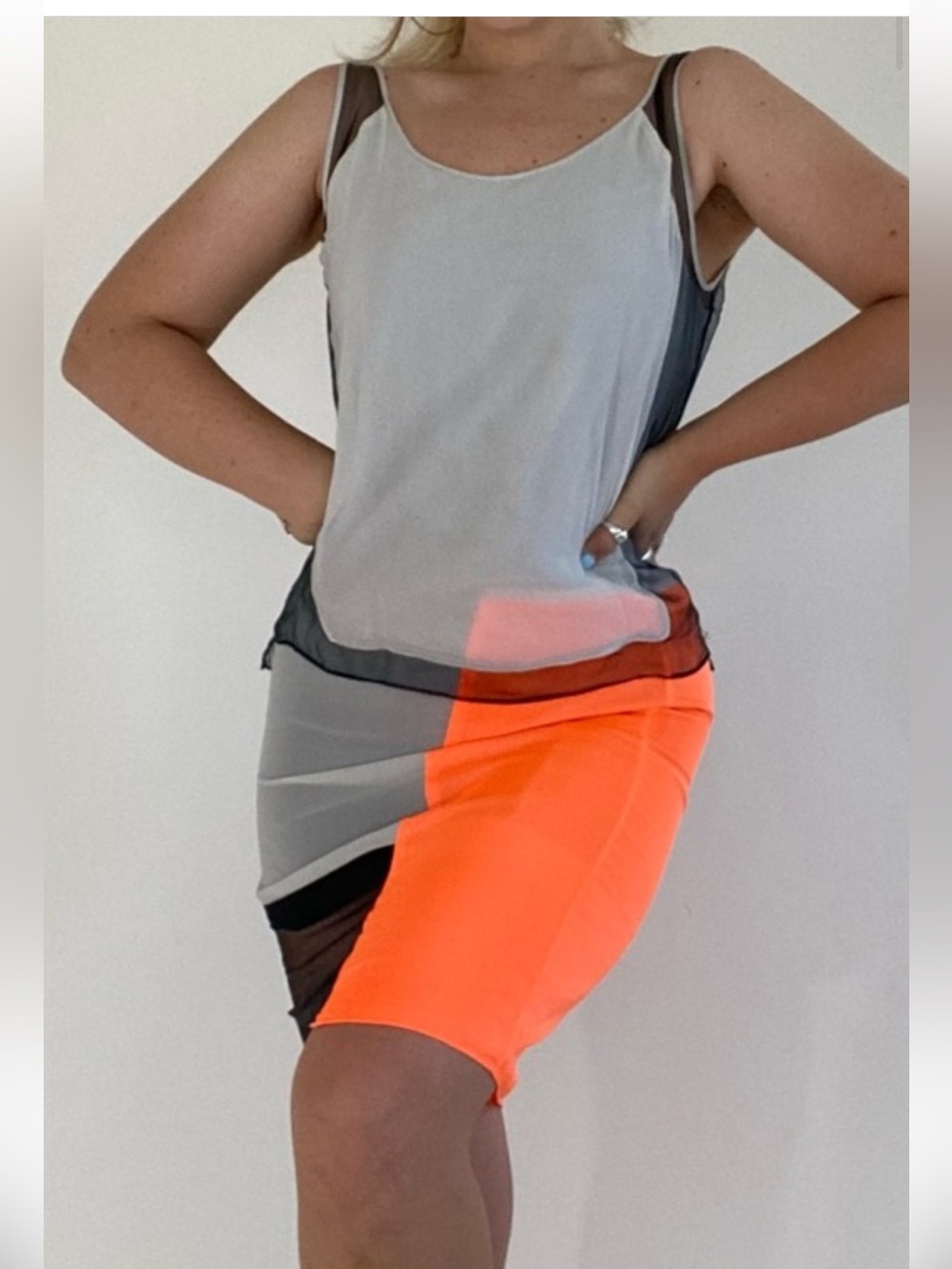 NWT Helmut lang silk dress.